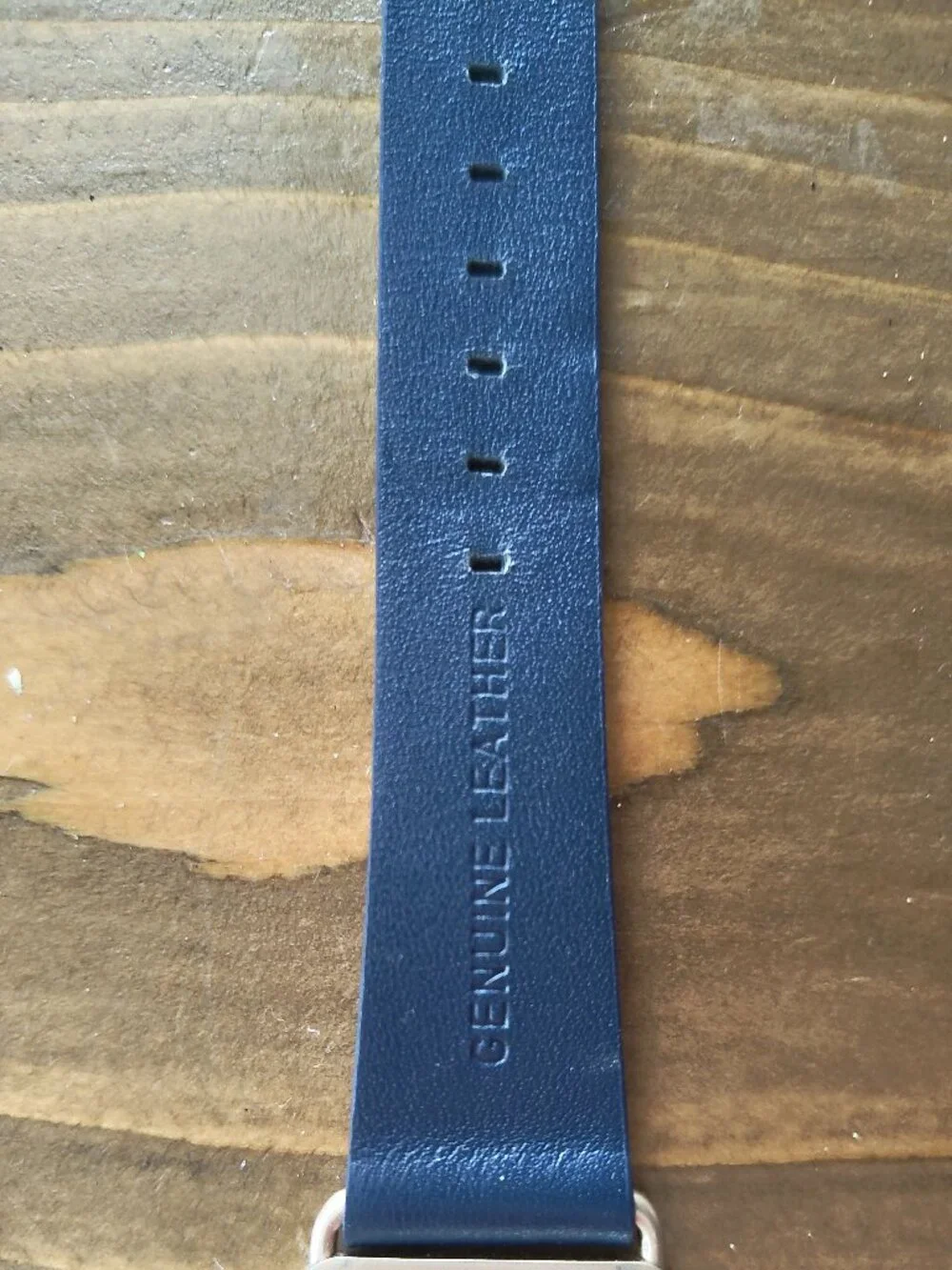 Navy Leather Apple Watch Band 42/44/45mm